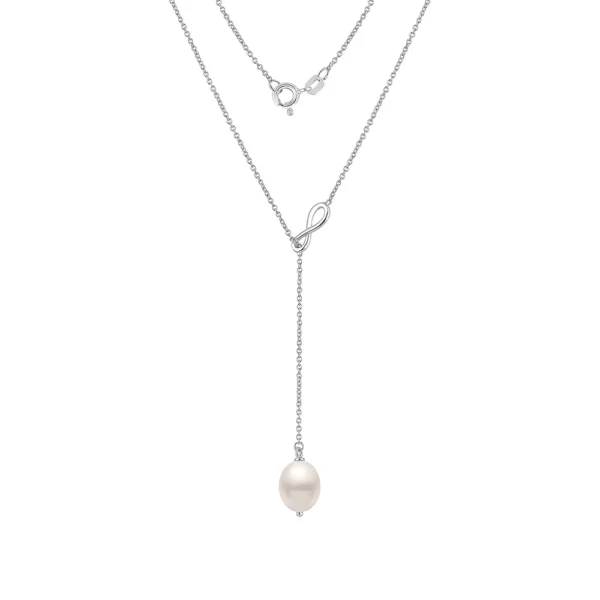 Colar em Prata 925 com Pérolas, 45cm