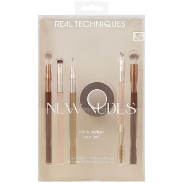 kit pincéis para olhos real techniques daily swipe